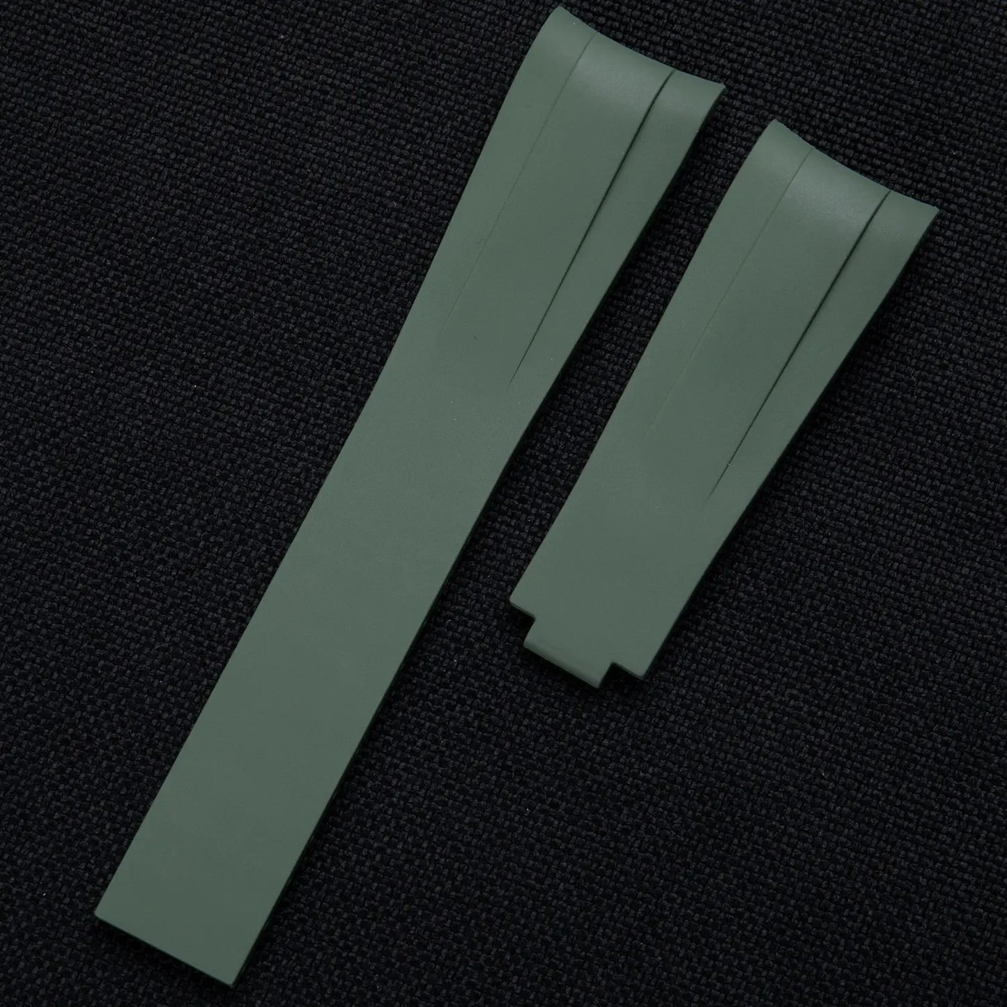 Cinturino FKM con estremità curve, in fluororubber morbido, regolabile, 20 mm 22 mm, per Tudor PELAGOS Black Bay 1958 39/41 mm 1954 37 mm
