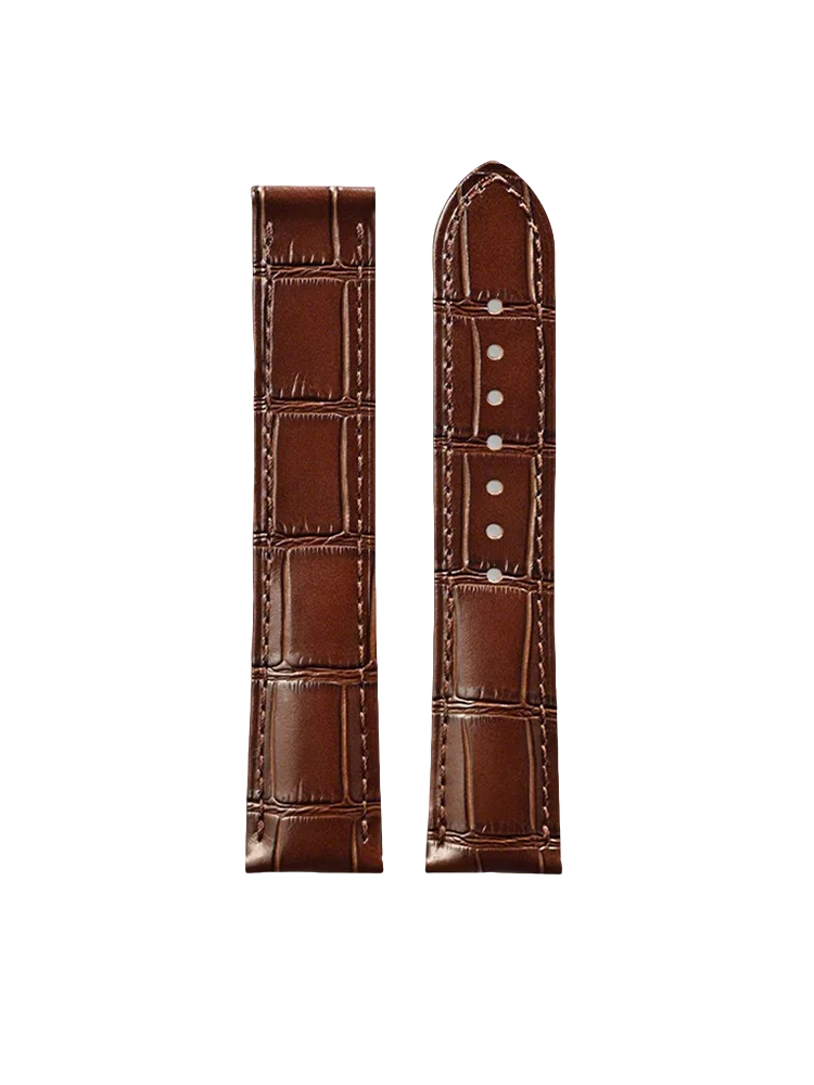 Cinturino per orologio in pelle da uomo compatibile con Omega 18/19/20/21 mm, cinturino di ricambio stile vintage racing per cronografo Moonwatch