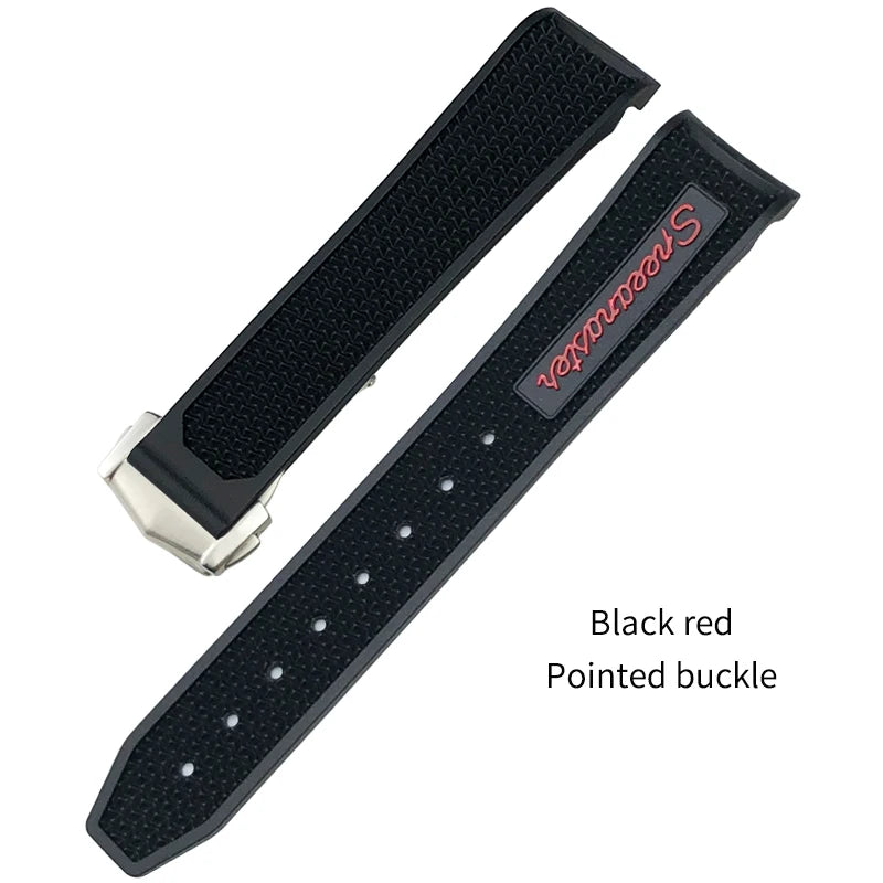 Uhrenarmband aus Naturkautschuk für Herren, Uhrenarmband für Omega Speedmaster Seam84300, weiches Silikon, Moonwatch S, 20 mm, 19 mm, 21 mm, 22 mm, 18 mm