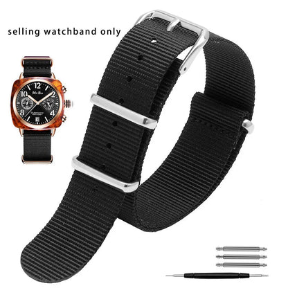 High-quality universal waterproof nylon watch strap, Water mesurost, outdoor, Briston SeATM DW, SeaghydrCitizen, JO18, 20mm