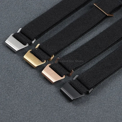 Cinturino in Nylon Elastico per Orologio 18/20/22mm, Cinturino Universale Sportivo Francese Paracadute per Uomini e Donne, Braccialetto per Smartwatch