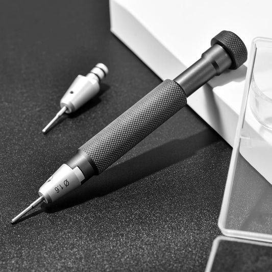 BUSLUO 1.2/1.4/1.8mm Steel Screwdriver for Watch Repair, Portable Watchband Remover Tools with Mini Link Pins for Watchmaker