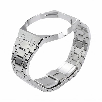 Kit de modification de bracelet en silicone et boîtier de montre en acier inoxydable pour Swatch X AP Royal Pop Pocket Changer, accessoires personnalisés pour montre