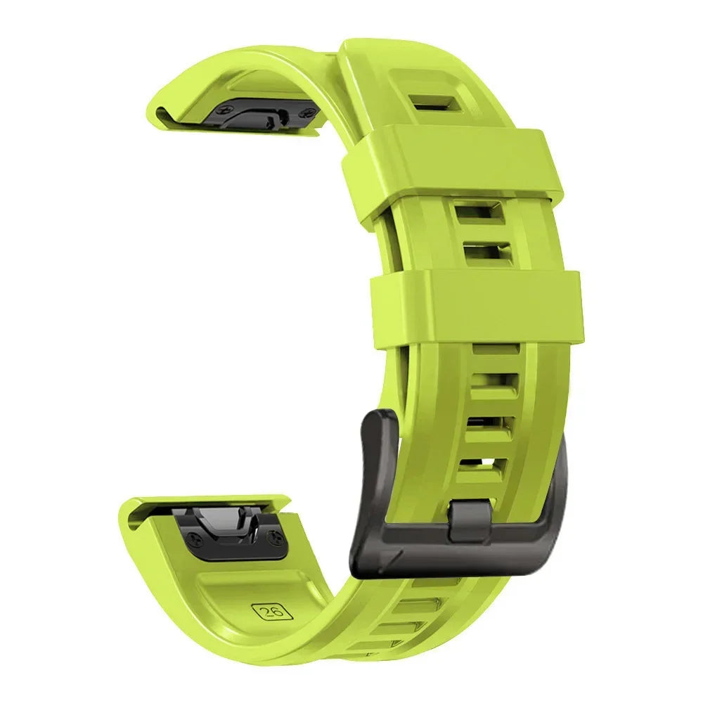 Bracciale in silicone QuickFit 22 26 mm per Garmin Fenix 5 5X Plus 6X 7 7X Pro Quatix 8 Fenix 8 Pro 51 mm 47 mm Epix, cinturino sportivo da esterno