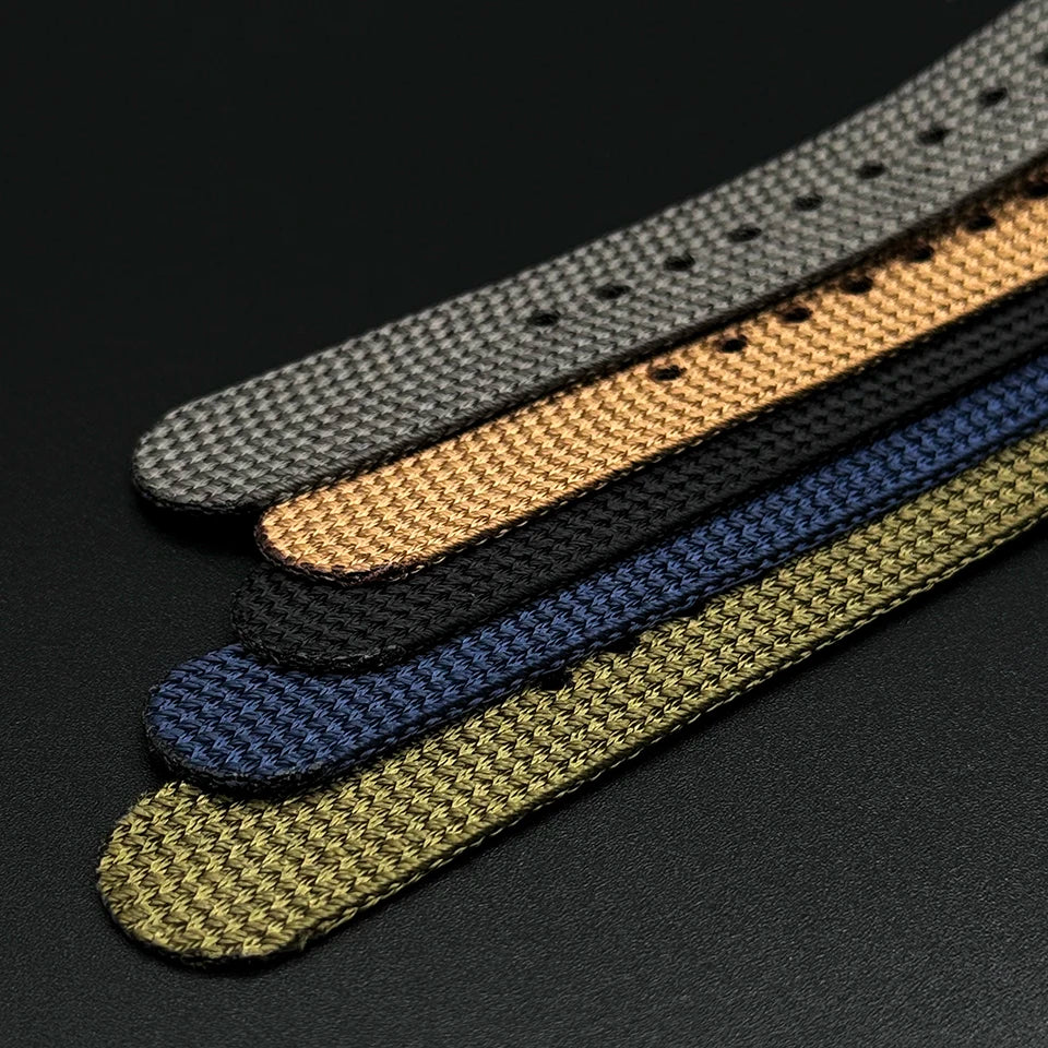 Bracelet de montre Nato en tissu Nylon militaire tissé Vintage, 18/20/22mm, pour Omega Longines Citizen Seiko, Bracelet universel de l'armée