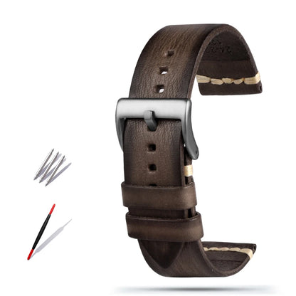 Cinturino per orologio in vera pelle, per Galaxy Tissot Timex Omega Panerai IWC, 20mm 22mm 24mm