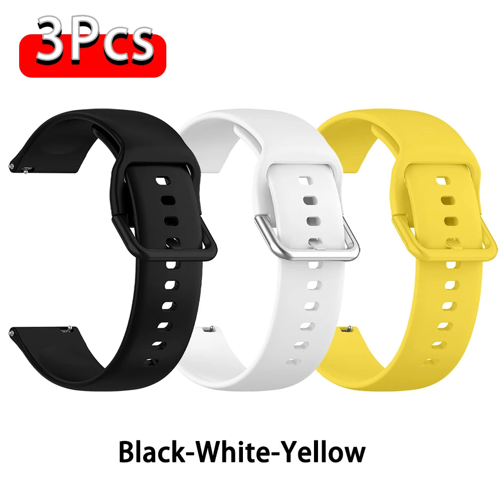 Silikon-Sportarmband für Amazfit GTS 2/4/3/GTS 2/4 Mini/GTR 4/2/2e 20mm/22mm, Amazfit Bip 6 5 3/U Pro Serie