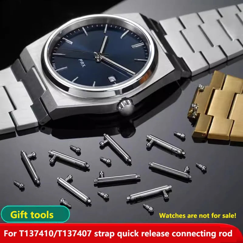 Cinturino per orologio a molla per Tissot Store X, serie Super First, T137410, T137407, ansa per cinturino, l'ultima connessione, attrezzi in regalo, 11 mm, 12 mm