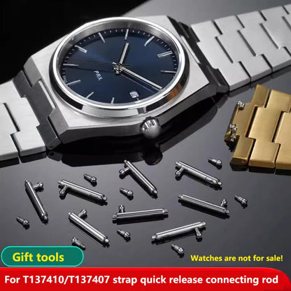 Cinturino per orologio a molla per Tissot Store X, serie Super First, T137410, T137407, ansa per cinturino, l'ultima connessione, attrezzi in regalo, 11 mm, 12 mm