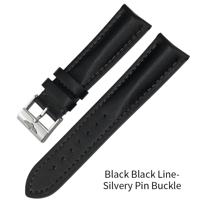 Genuine Soft Cowhide Leather Watch Strap, 22mm, 21mm, 20mm, for Breitling, for Premier Superocean Avenger Navitime World