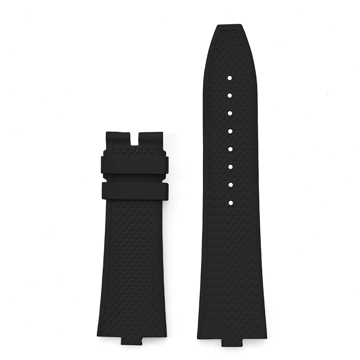 Bracelet en caoutchouc FKM à libération rapide de qualité supérieure 24mm*7mm pour montre Vacheron Constantin Overseas 4500V 5500V 7900V Style original Homme