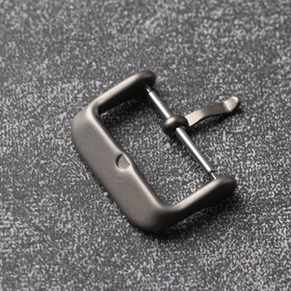 Fibbia in titanio ad alta resistenza 18MM 20MM, fibbia non in acciaio inossidabile, fibbia opaca spazzolata, accessori fibbia per cinturino in vera pelle