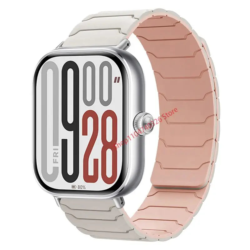 Flexible Silicone Magnetic Strap for HUAWEI Fit 4 Pro 4 3 2 1, Replacement Accessories