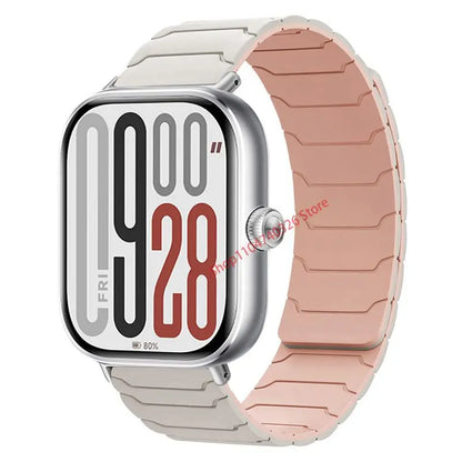 Flexible Silicone Magnetic Strap for HUAWEI Fit 4 Pro 4 3 2 1, Replacement Accessories