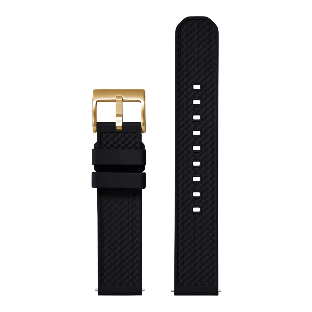 Quick Release FKM Rubber Watch Strap, Fluoroelastomer, 18mm, 20mm, 22mm, for all Watch Brands