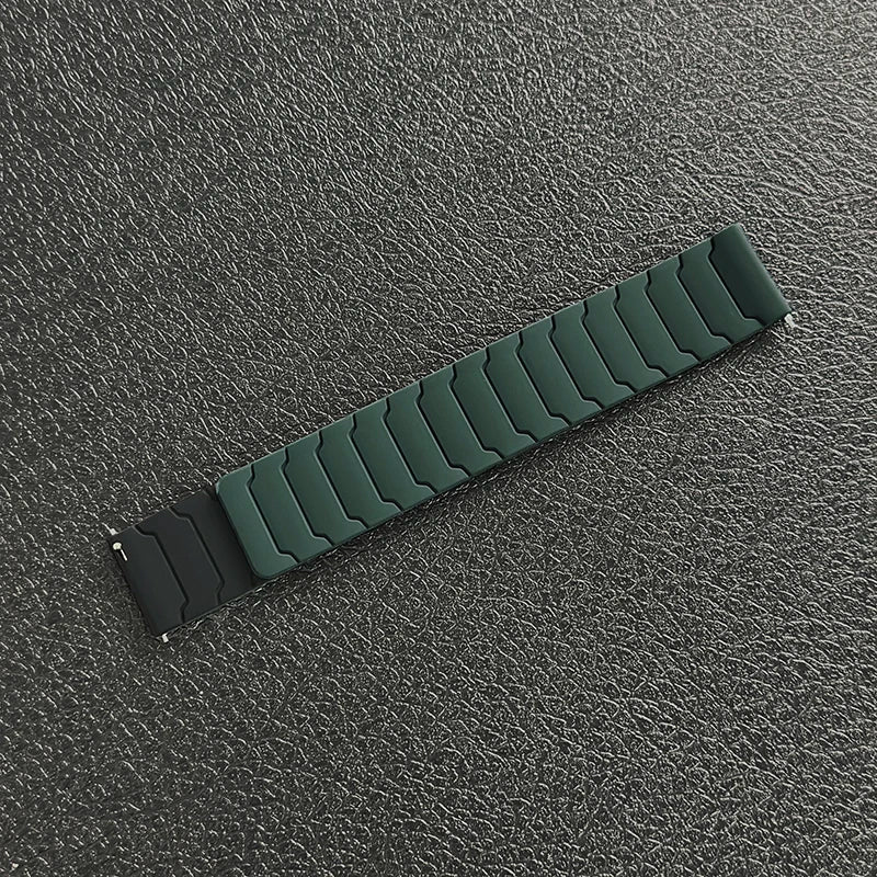 Magnetic Strap for Samsung Galaxy Watch 7 6 5 4 3, Silicone Band for Huawei Watch GT5/4/3Pro Redmi Watch 5 3 Active Lite 20 22mm