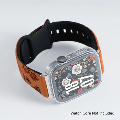 Bracelet + case for Huawei Watch Fit 4 / 4 Pro, TPU protective case, floral sport strap for Huawei Fit 4 4pro 3