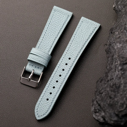 Cinturino in pelle con motivo a palmo fatto a mano, di alta gamma 18 19 20 21 22MM, cinturino morbido da uomo in pelle di vacchetta a strato superiore, cinturino per orologio in stile retrò