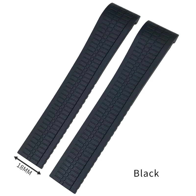 Cinturino per orologio in gomma con perni in acciaio da 21 mm, per Patek Philippe Aquanaut 5164 5167, cinturino per orologio in silicone morbido e colorato, braccialetti impermeabili