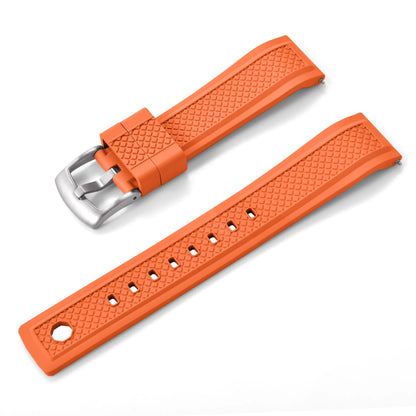 Cinturino professionale per orologio in gomma FKM, 20mm 22mm, cinturino subacqueo sportivo a sgancio rapido per smartwatch Omega Seiko IWC da uomo