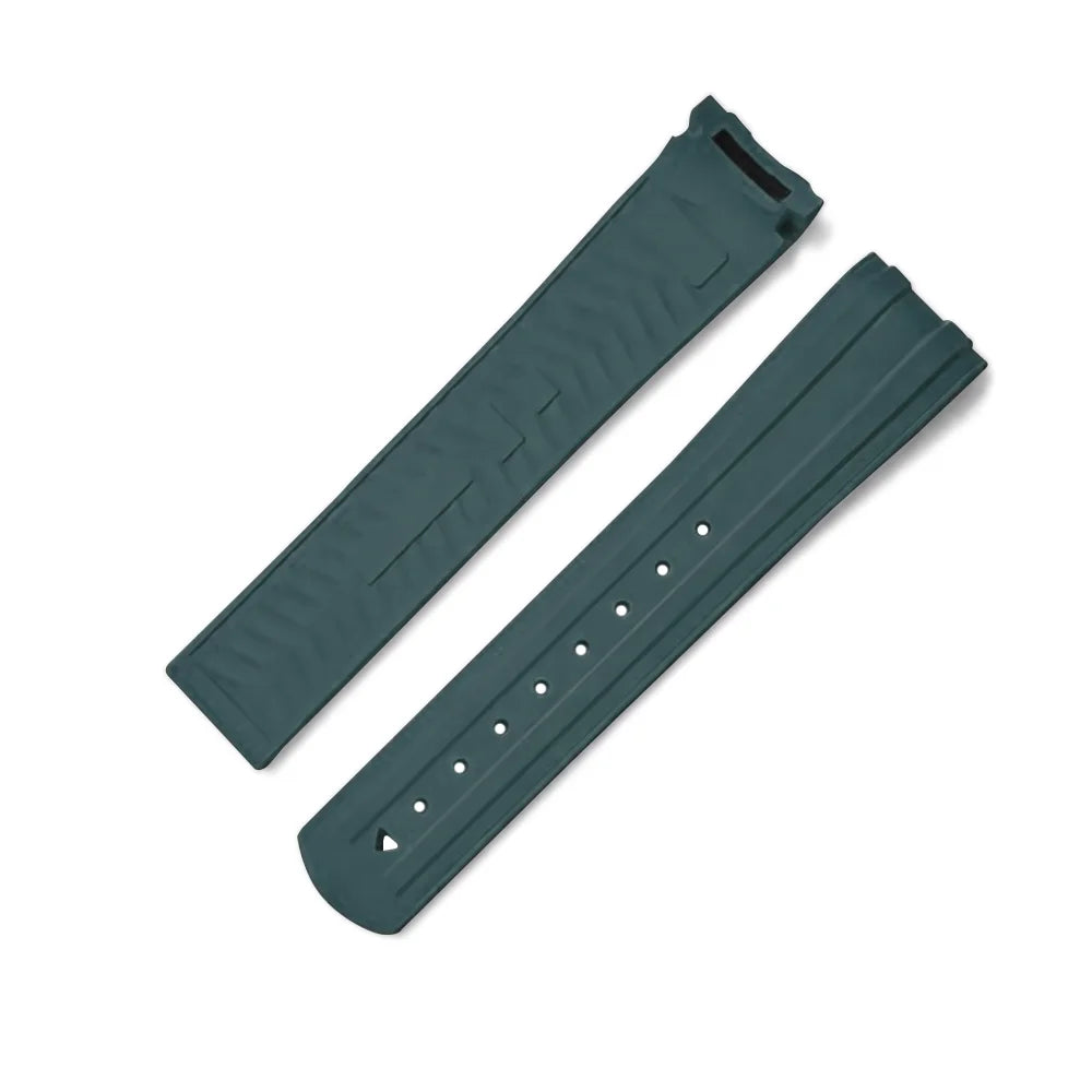 Nouveau Design pour bracelet de montre en caoutchouc Omega Seamaster 300 FKM 20mm Certification PFAS Options multicolores bracelet de montre en caoutchouc fluoré