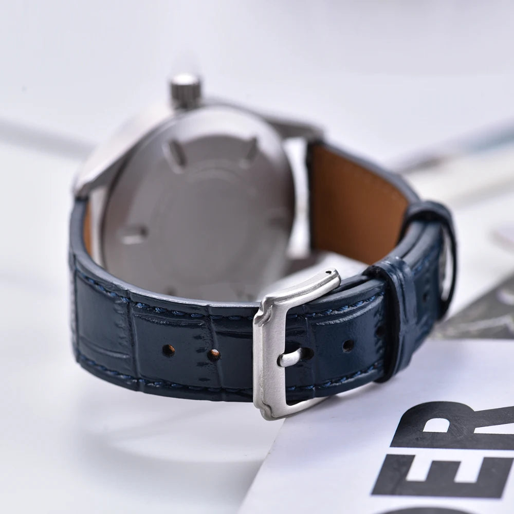 Premium Quick Release Bamboo Grain Leather Classic Watch Bands 16mm 18mm 19mm 20mm 21mm 22mm for Men Women Soft Leather Strap