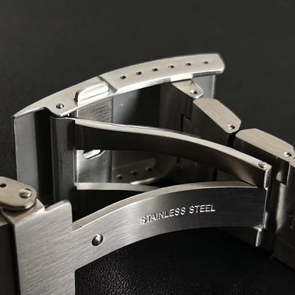Bracelet en acier inoxydable Caesar Three Board pour montre de plongée Seiko série Sumo SBDC001 / SBDC003 / SBDC031 / SBDC033 / SBDC081