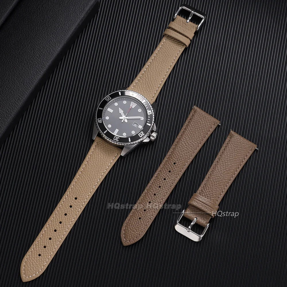 Cinturini universali vintage a sgancio rapido in pelle di vitello, 16mm 18mm 19mm 20mm 21mm 22mm, per uomo e donna