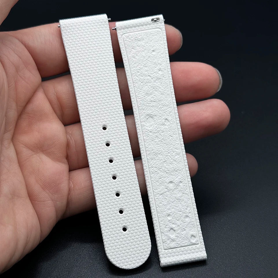 Bracelet montre 20mm caoutchouc Premium – Rapide à Boucle déployante – Toutes Marques