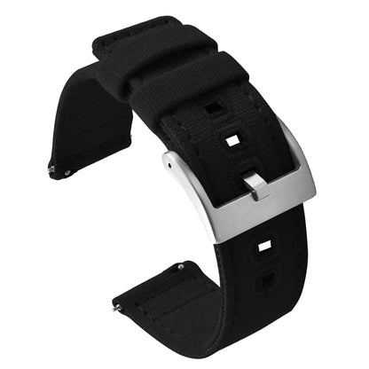 Universal Nylon Watch Strap, 20mm 22mm Quick Release Durable Retro Canvas Sport Belt for Omega Seiko Cartier