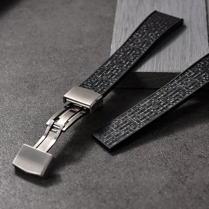 STAPELP 20mm a 22mm tutte le misure mosaico CTS FKM cinturini in caucciù per orologi Rolex Cartier IWC Omega Tuber cinturino con sgancio rapido