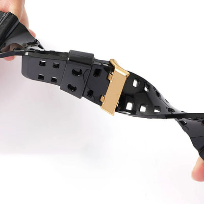 16mm Black Rubber Watch Strap for Casio G-SHOCK G-8900 GA-100 120 110GB