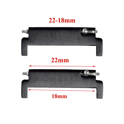 1 paire d'adaptateurs de bracelet de montre 18mm à 20mm, 22mm, 20mm à 18/20/22mm, 22mm à 22mm, connecteurs à broches à dégagement rapide, accessoires de montre