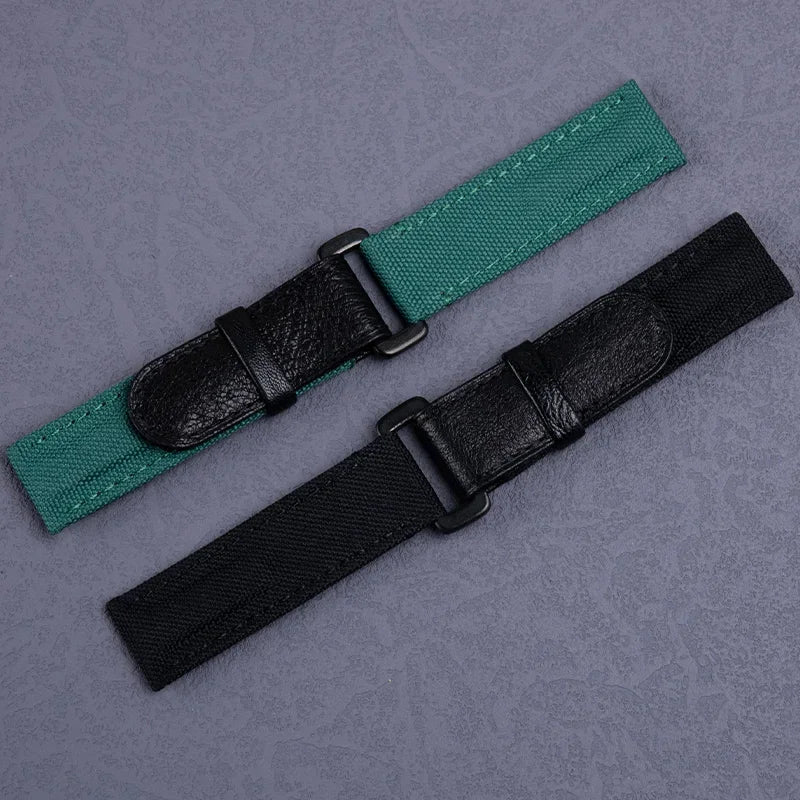 Universal Nylon Watch Strap, 20mm, for Tudor/Omega/Rolex/IWC/Tissot Daytona SUBMARINER, Canvas Strap, Steel Buckle