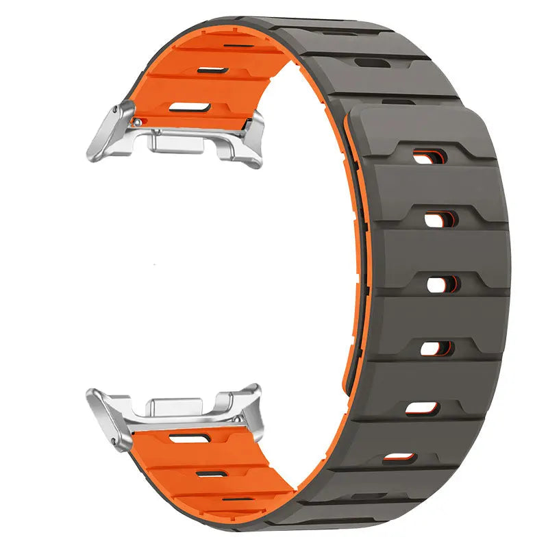 Bracelet magnétique bicolore pour Galaxy Watch 9/8 40/44mm 8Classic 46mm, bracelet sport pour Galaxy Watch Ultra 2 47mm