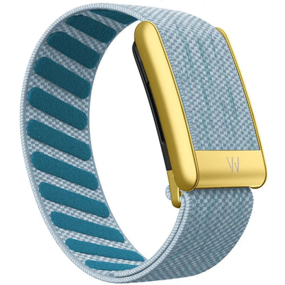 Black, Silver, and Gold Bracelet for Whoop 5.0 Mg, Bracelet with W Logo, Elastic Woven Nylon Band, Sport Replacement Straps for Whoop
