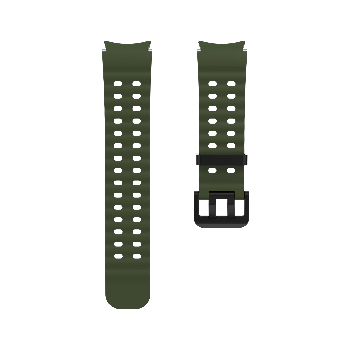 Ensemble d'accessoires pour Samsung Galaxy Watch 7/6 (40mm/44mm), 2 pièces, étui de protection ultra-résistant, bracelet respirant en verre trempé HD