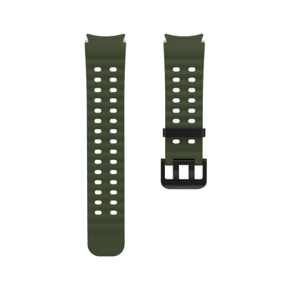 Ensemble d'accessoires pour Samsung Galaxy Watch 7/6 (40mm/44mm), 2 pièces, étui de protection ultra-résistant, bracelet respirant en verre trempé HD