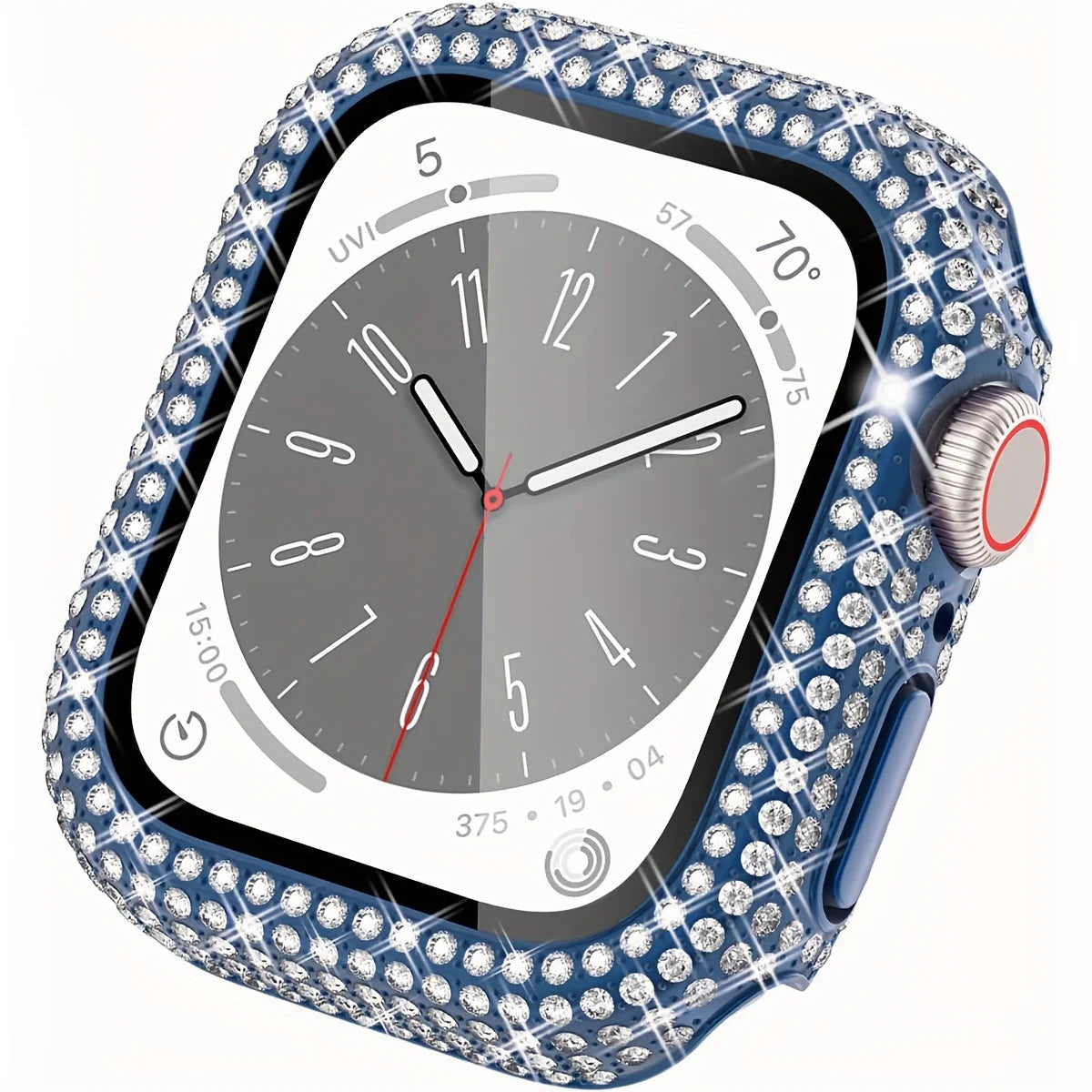 Блестящие стразы для корпуса Apple Watch, подходит для 38/40/41/42/44/45/49 мм, совместимо с Ultra/SE/10/9/8/7/6/5/4