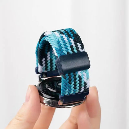 Cinturino magnetico in nylon da 18/20/22mm, 1 pezzo, per Samsung Watch4/5/6/7 Huawei GT4/GT3/Watch 4/Amazfit GTR4/stratos/Garmin Venu/Fenix 7
