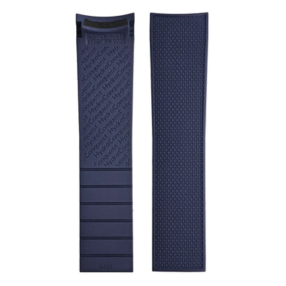 FKM Fluoro Rubber Watch Strap, 21mm, Premium Quality, for Longines Hydroconquest L3.781 782 742 Conquest L3, Sport Dive Watch Band