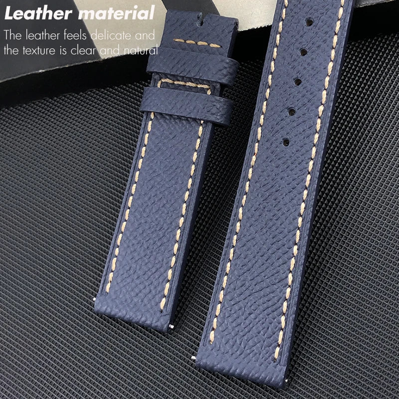 Bracelet de montre en cuir de vache véritable à dégagement rapide, 20mm 21mm 22mm, pour IWC Pilot Oris Hamilton MIDO SEIKO SKX 5 Rolex