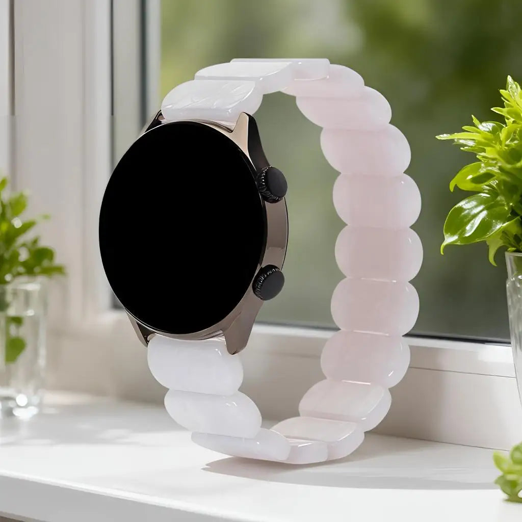 Bracelet en résine pour Samsung Galaxy Watch 7/6/4/5/5 Pro/Classic/Active 2, pour Amazfit GTR/GTS 4/Garmin Venu 4/Venu 3/Huawei Watch