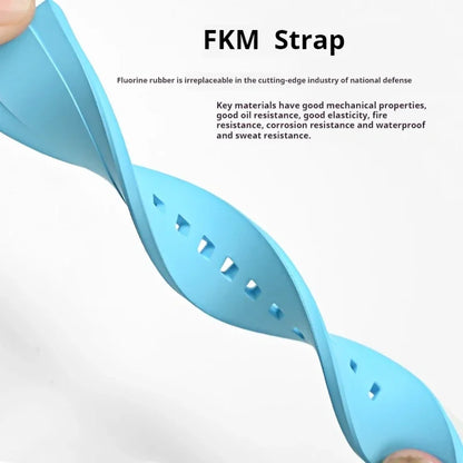 Bracelet en caoutchouc fluoré pour Citizen NJ0150 NJ0151 0155, boucle en acier inoxydable, libération rapide, FKM Sport, étanche, 9mm