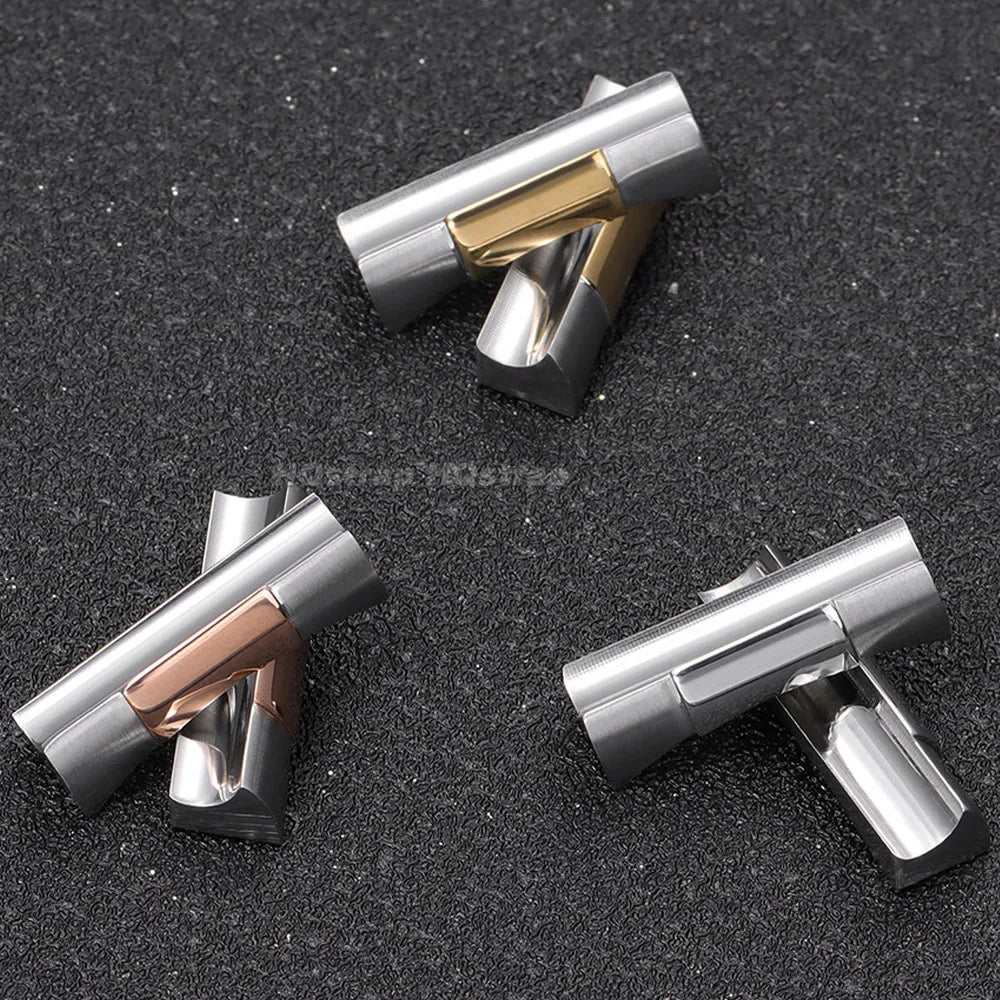 2 pièces lien d'extrémité incurvée solide pour bracelet de montre Rolex Submariner pour Water Ghost pour Daytona 20mm 21mm bracelet en caoutchouc connexion sans couture