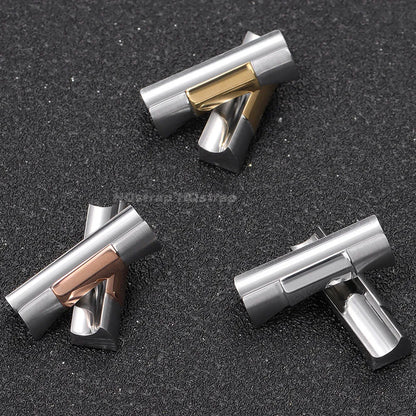 2 pièces lien d'extrémité incurvée solide pour bracelet de montre Rolex Submariner pour Water Ghost pour Daytona 20mm 21mm bracelet en caoutchouc connexion sans couture