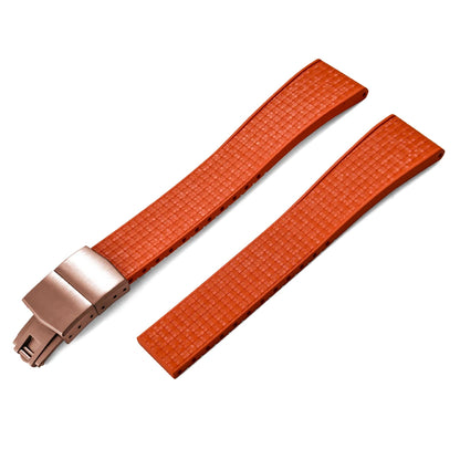 STAPELP 20mm a 22mm tutte le misure mosaico CTS FKM cinturini in caucciù per orologi Rolex Cartier IWC Omega Tuber cinturino con sgancio rapido