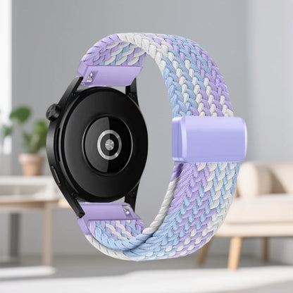 Cinturino magnetico in nylon da 18/20/22mm, 1 pezzo, per Samsung Watch4/5/6/7 Huawei GT4/GT3/Watch 4/Amazfit GTR4/stratos/Garmin Venu/Fenix 7