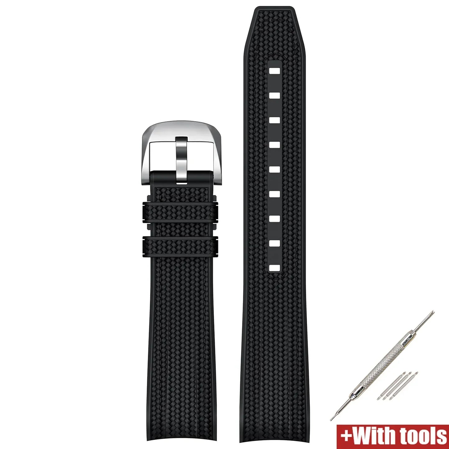 Per Swatch X Omega Joint MoonSwatch 20mm Cinturino a Sgancio Rapido Uomo Donna Estremità Curva Trama Silicone Gomma Cinturino Orologio Bracciale Strumento