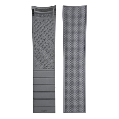 FKM Fluoro Rubber Watch Strap, 21mm, Premium Quality, for Longines Hydroconquest L3.781 782 742 Conquest L3, Sport Dive Watch Band